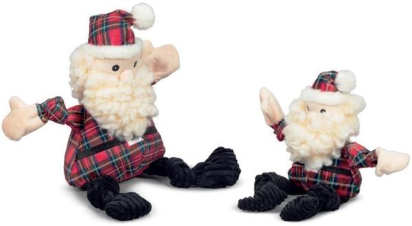 XMAS Hugglefleece Knotties Mrs Claus & Santa